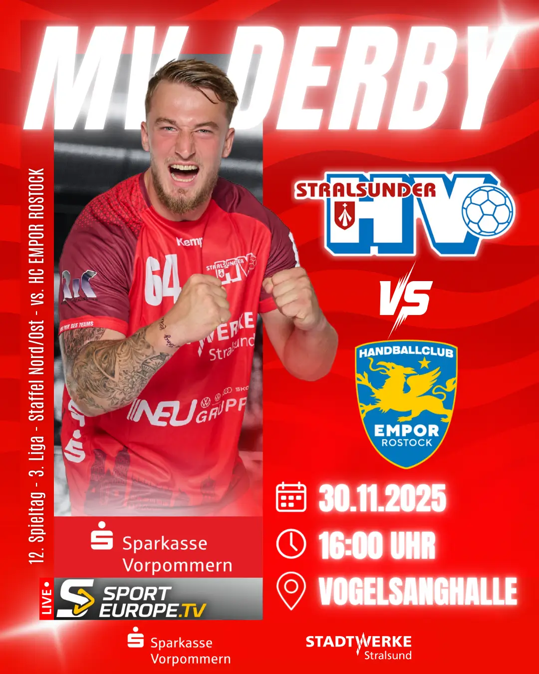 🔥 MV-DERBY. HANSEGEFECHT. ROT GEGEN GELB. 🔥