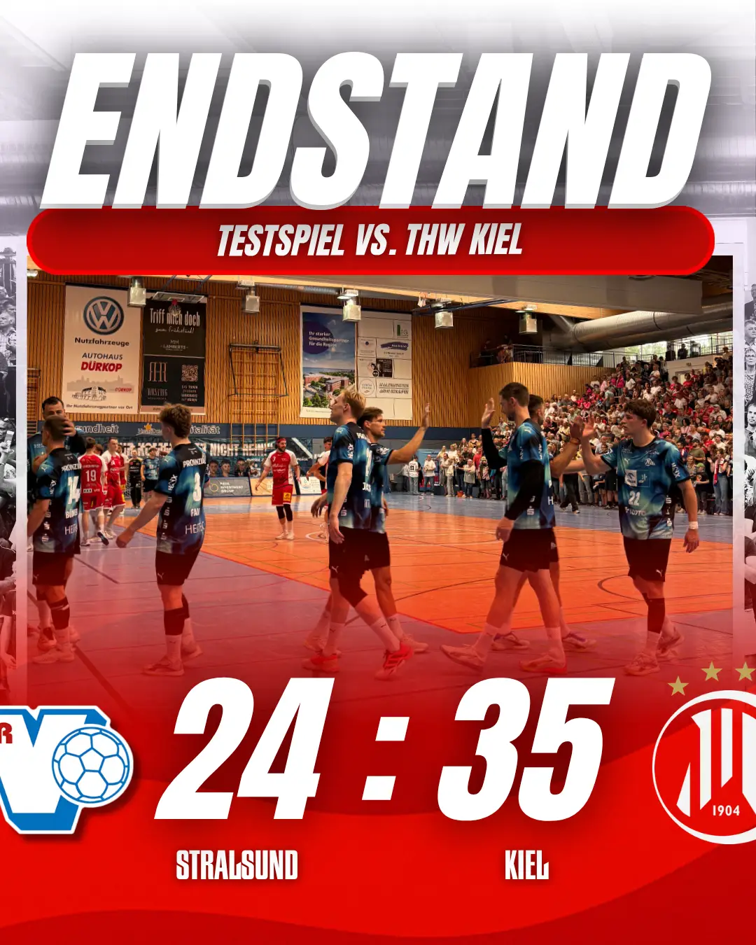 Handballfest am Sund: Unsere Jungs fordern den Rekordmeister