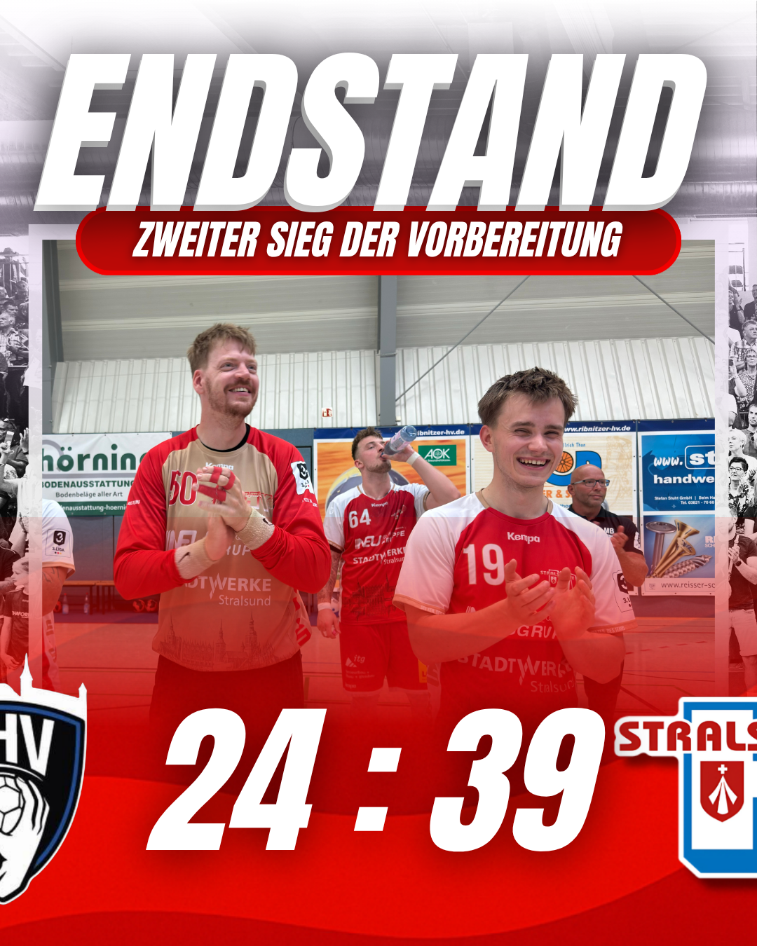 Zweiter Sieg der Vorbereitung! 🤾‍♂️🔥