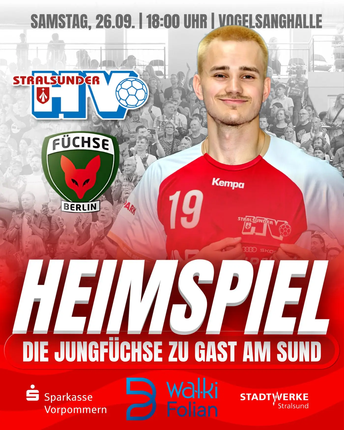 Die Jungfüchse zu Gast am Sund: SHV will den Angstgegner knacken