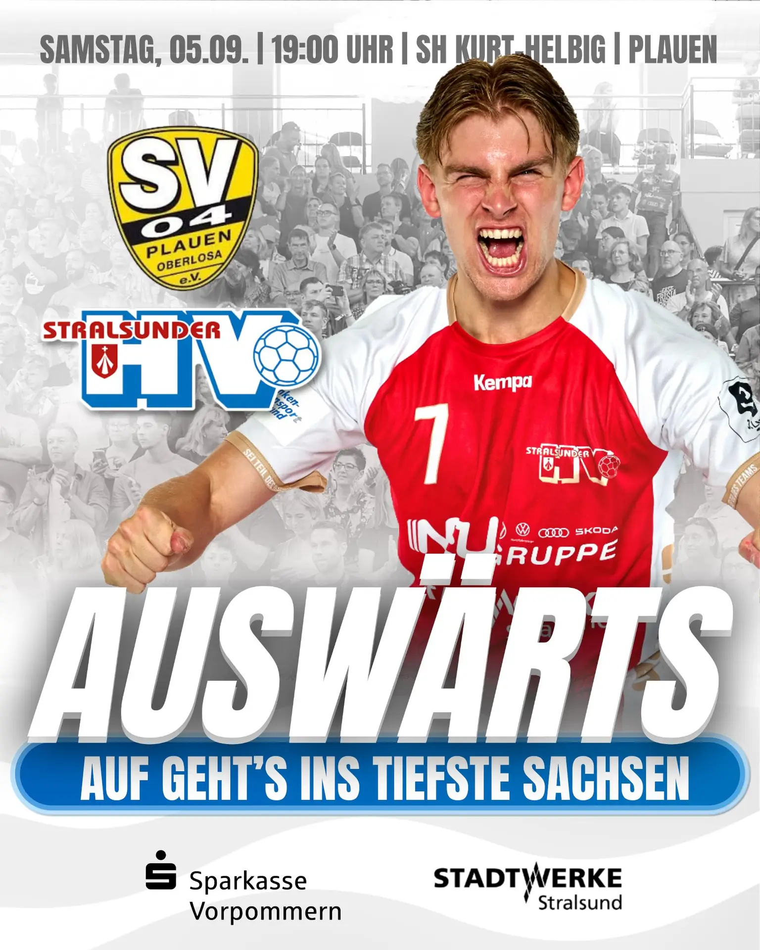 Auf geht’s ins tiefste Sachsen: SHV gastiert beim SV 04 Plauen-Oberlosa