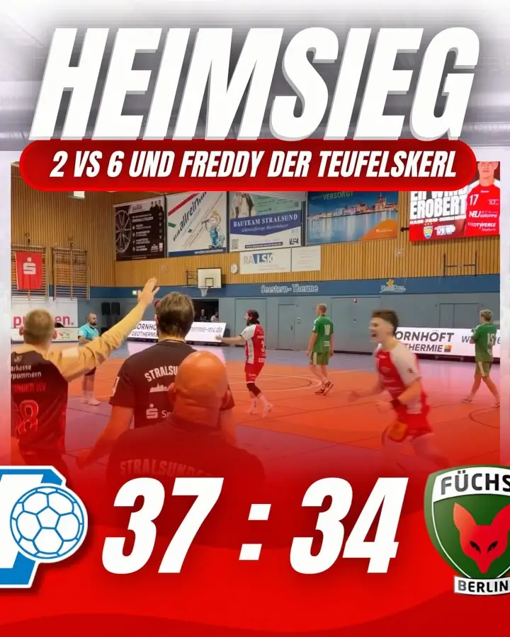 Bann gebrochen! SHV schlägt die Jungfüchse mit 37:34