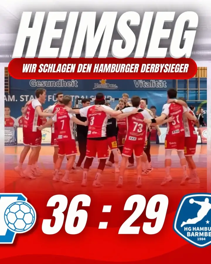 Hamburg-Doppelschlag perfekt: SHV schlägt Barmbek mit 36:29