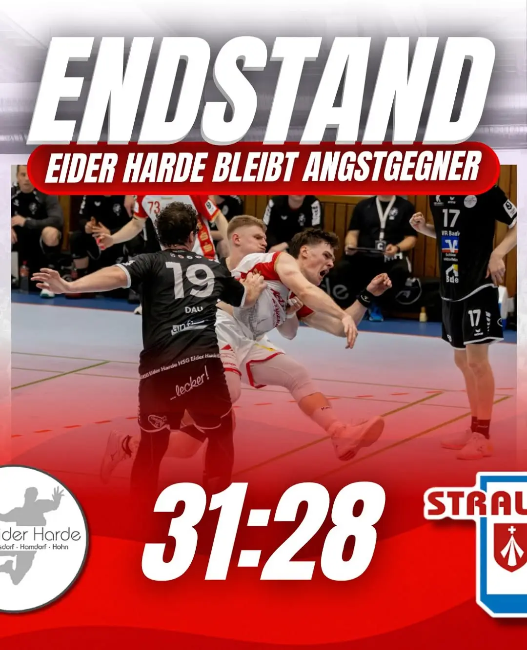 Eider Harde bleibt Angstgegner: SHV verliert in Hohn mit 28:31